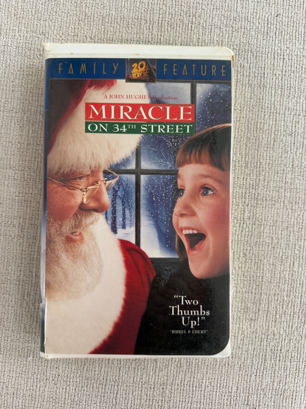Miracle on 34th Street VHS Movie — Family Holiday Classic (Red, White, Blue)